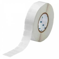 Термотрансферная самоклеящаяся этикетка 20.32х36.5 мм для принтеров Brady белая (3500 шт в рулоне, материал полиэстер)