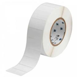 Термотрансферная самоклеящаяся этикетка 50.8х25.4 мм для принтеров Brady белая (3000 шт в рулоне, материал полиэстер)