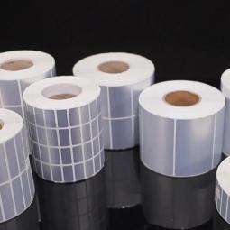 Термотрансферная самоклеящаяся этикетка 50х150 мм (1000 шт в рулоне, втулка 40 мм, материал полиамид)